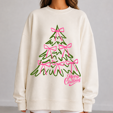 A Simple Christmas Tree - Christmas Full Color Vibrant Ready-to-Press DTF Transfer