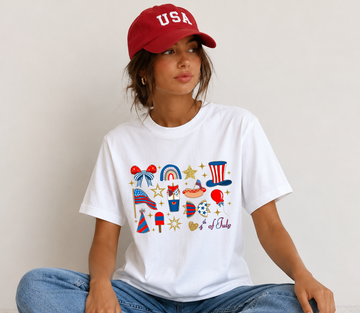 All American - Full Color Vibrant Ready-to-Press DTF Transfer