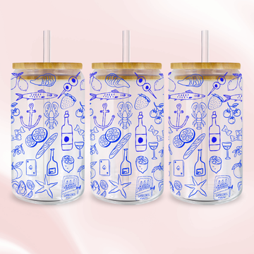 Amalfi Market Wrap - Full Color UV DTF Wrap Easy Apply Permanent Transfers