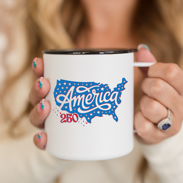 American Map 250 - Peel & stick-ready-to-use UV sticker