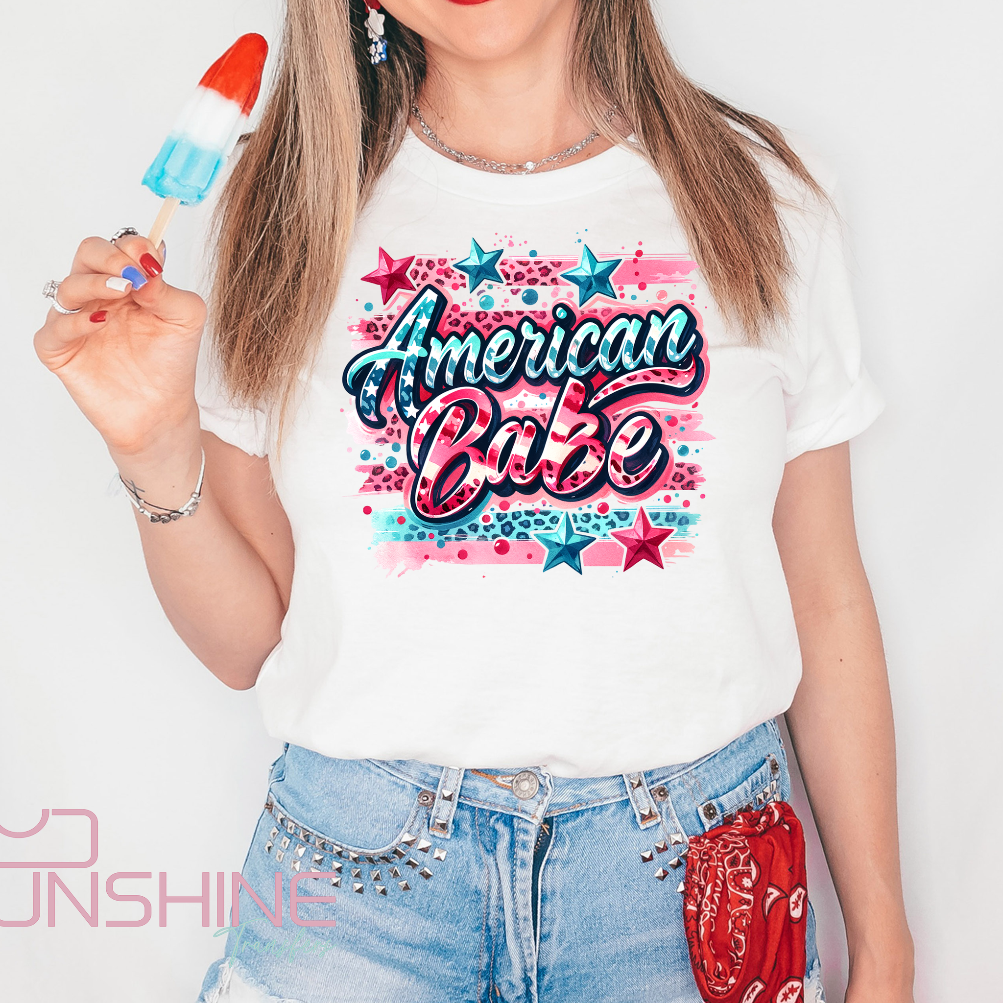 Babe Patriotic - DTF Transfer