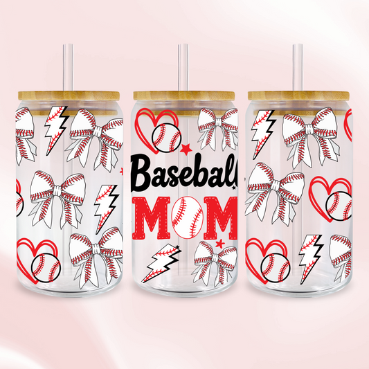 Baseball Mom Wrap - UV DTF Sticker