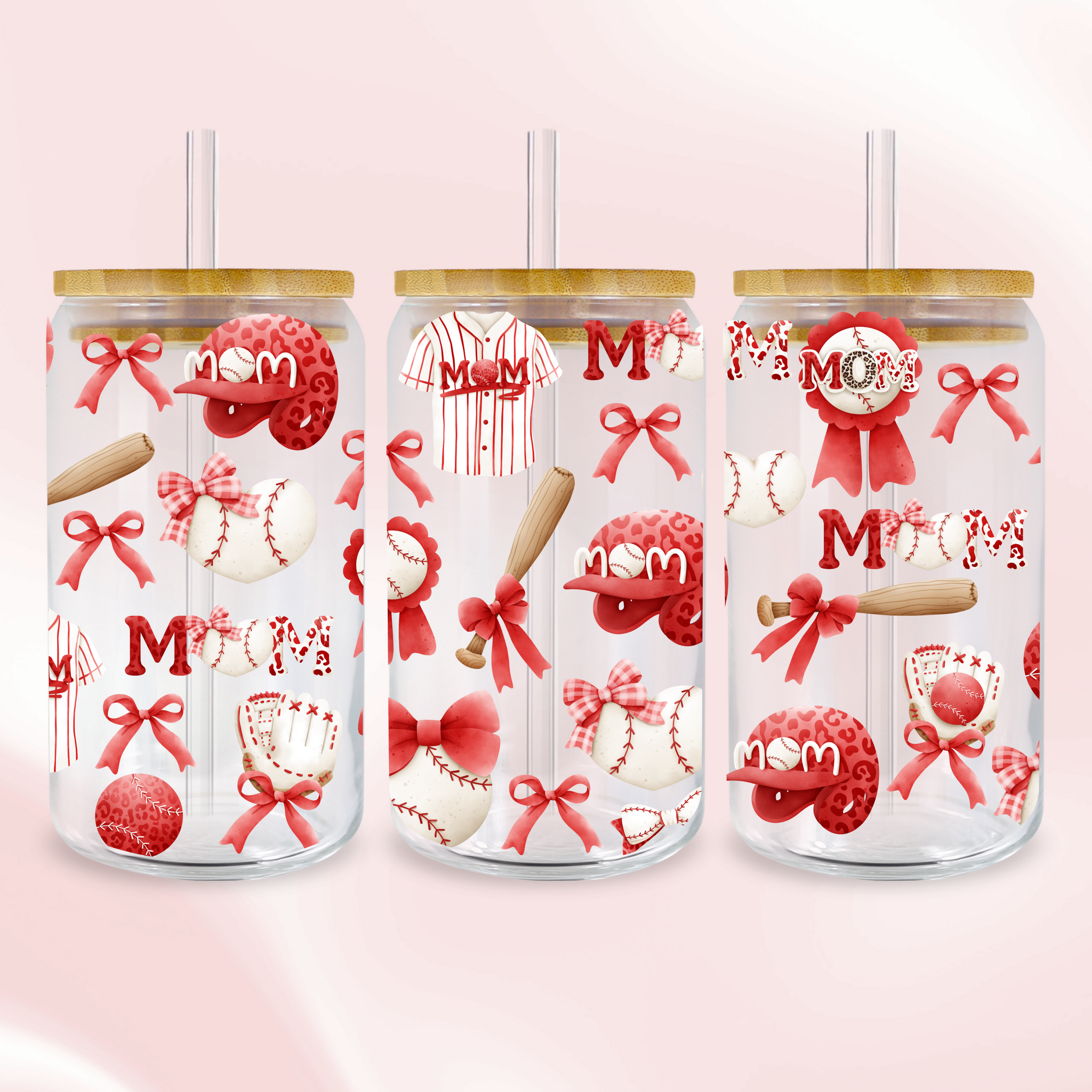 Baseball Mom Wrap - UV DTF Sticker