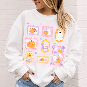 Boo Portraits - halloween Full Color Vibrant Ready to Press DTF Transfer