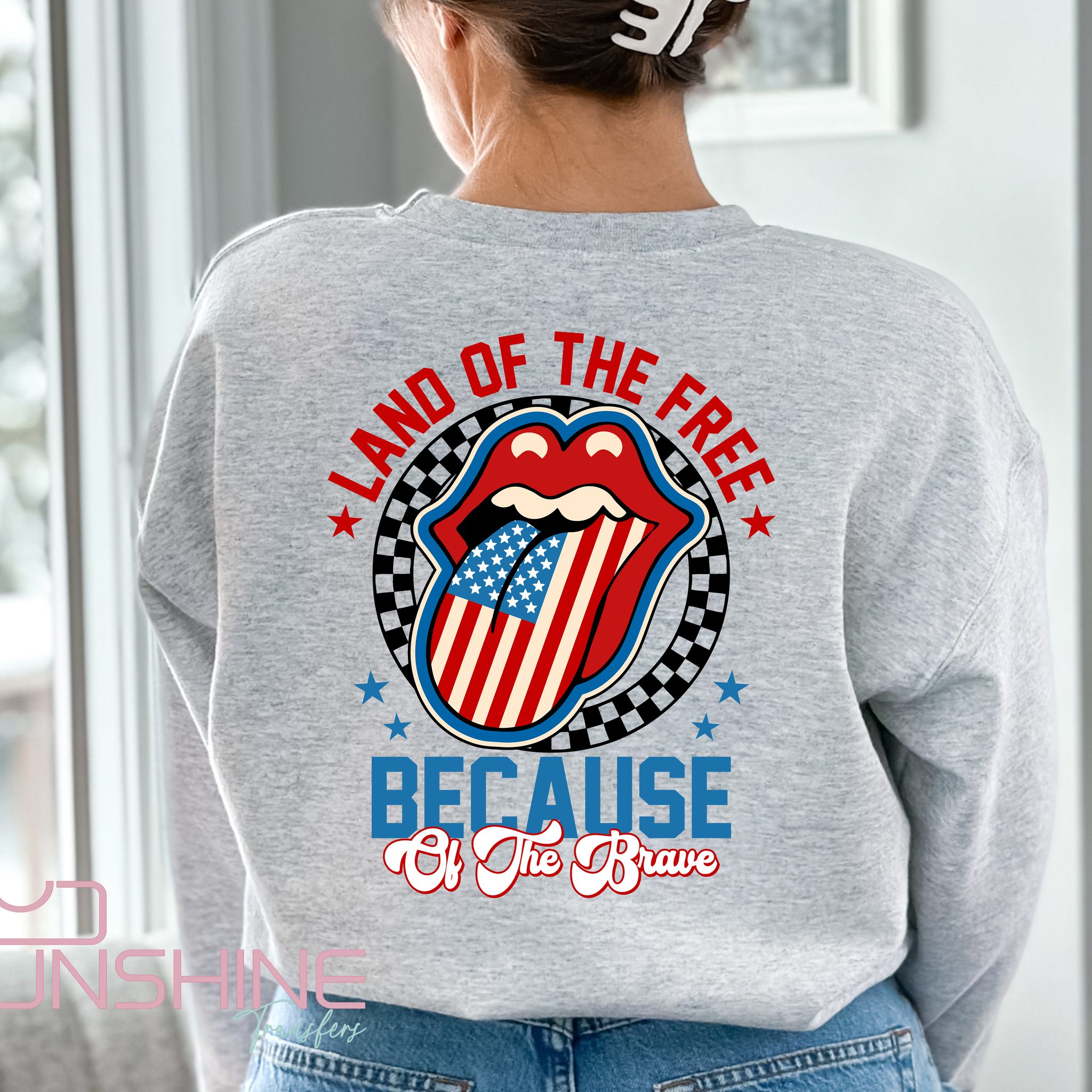 Checkered Flag Brave - DTF Transfer