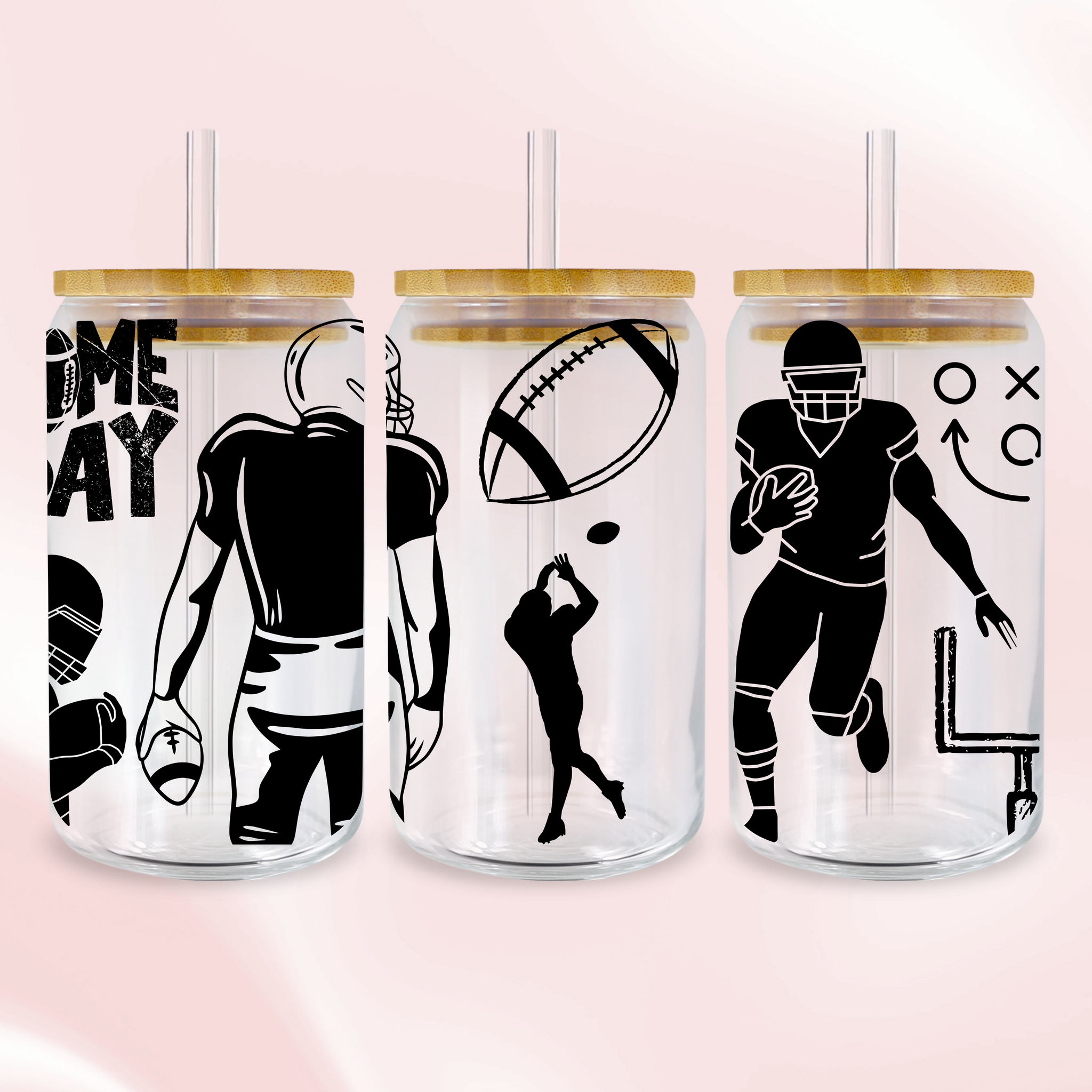Game Day Silhouette - UV DTF Sticker
