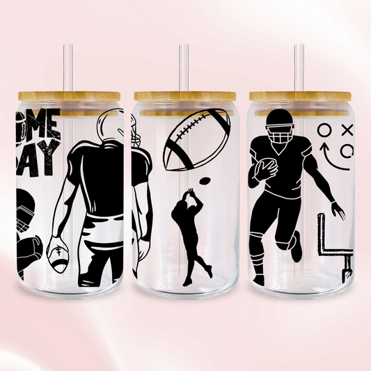 Game Day Silhouette - UV DTF Sticker