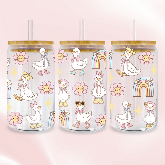 Garden Party Goose Wrap - UV DTF Sticker