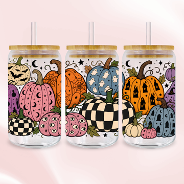 Haunted Harvest Halloween Wrap - Spooky Season Full Color UV DTF Wrap Easy Apply Permanent Transfers (Copy) (Copy) (Copy)