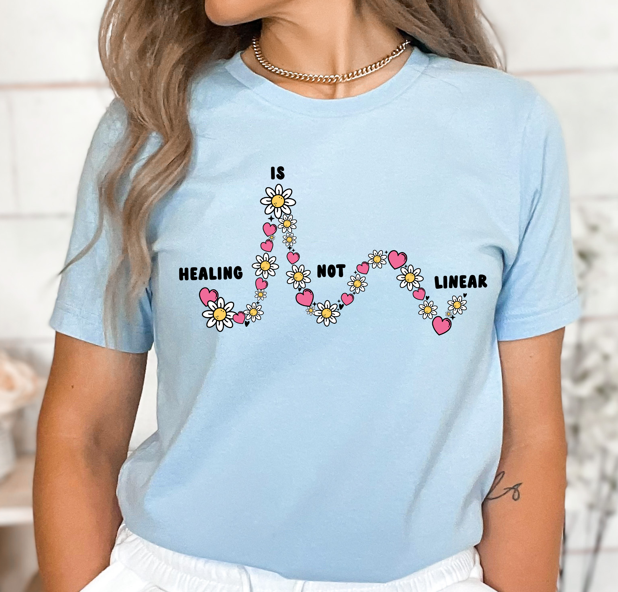 Healing Is Not Linear Floral - DTF Transfer