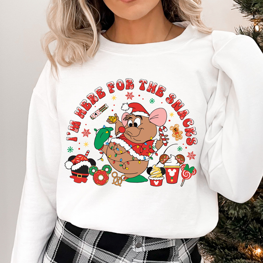 Here For Snacks Xmas - DTF Transfer