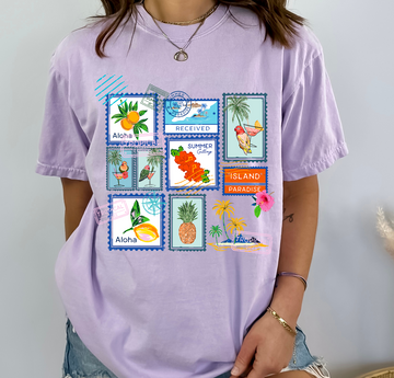 Island Living - Full Color Vibrant Ready-to-Press DTF Transfer