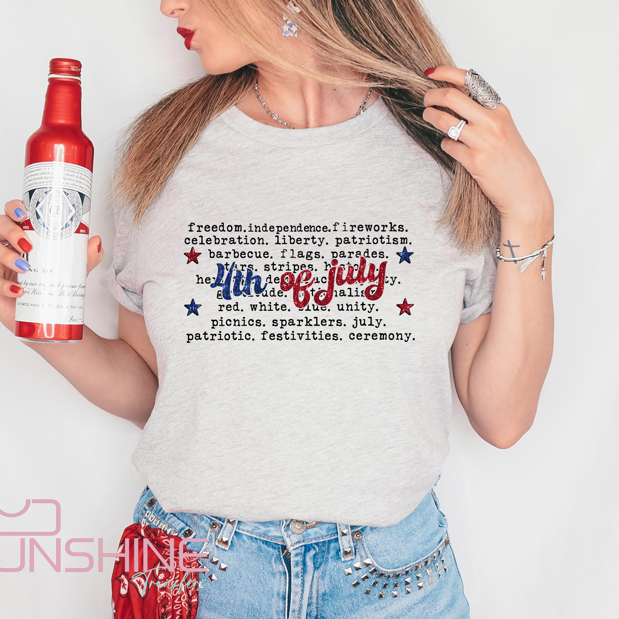 July 4th Mantra - DTF Transfer