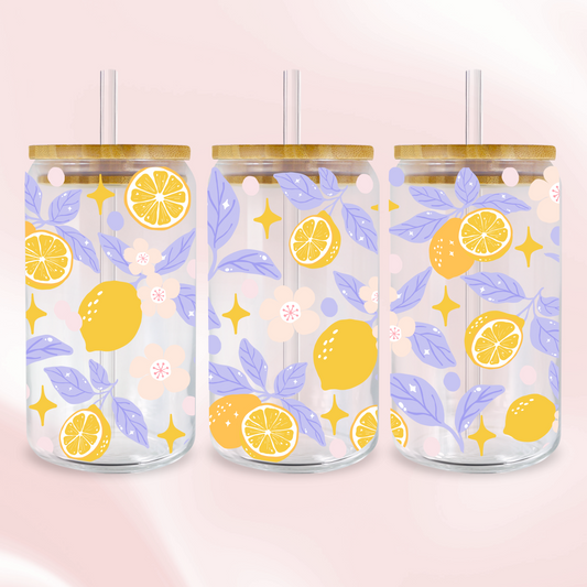 Lemon Bloom Wrap - UV DTF Sticker
