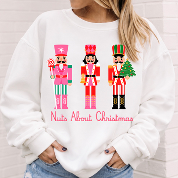 Nuts About Christmas - Christmas Full Color Vibrant Ready-to-Press DTF Transfer