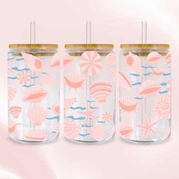 Ocean Seashells Wrap - UV DTF Sticker
