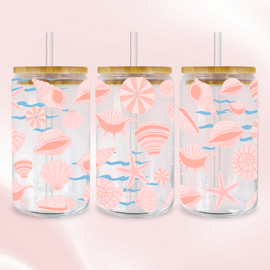 Ocean Seashells Wrap - UV DTF Sticker