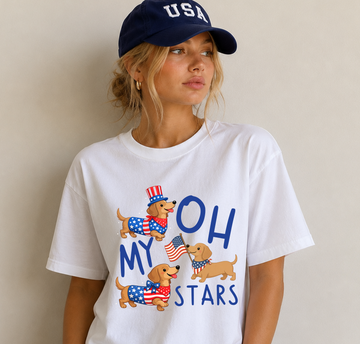 Oh My Stars - Full Color Vibrant Ready-to-Press DTF Transfer