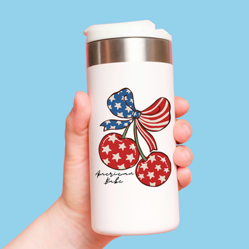 Patriotic Cherry - Peel & stick-ready-to-use UV sticker