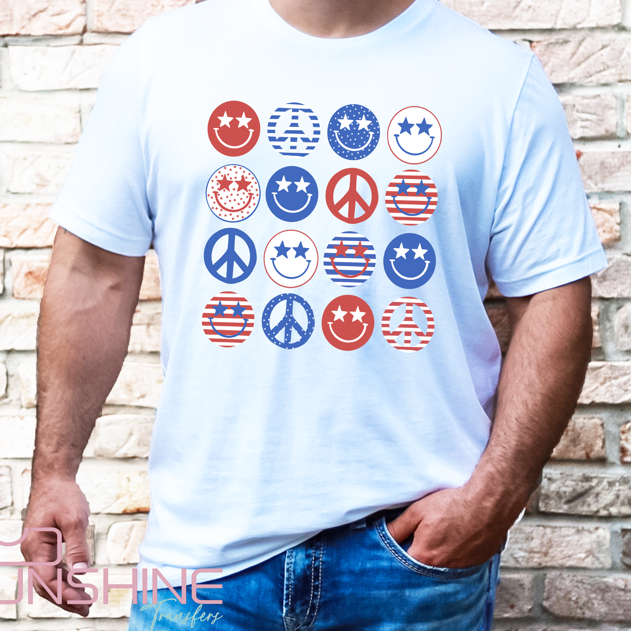Peace And Smile- DTF Transfer