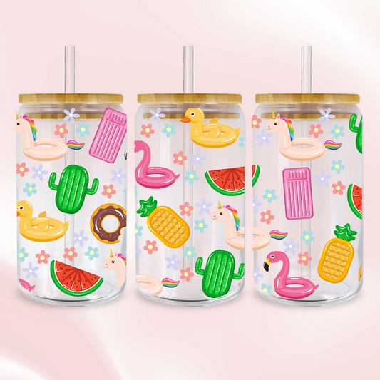Pool Floaties Wrap - UV DTF Sticker