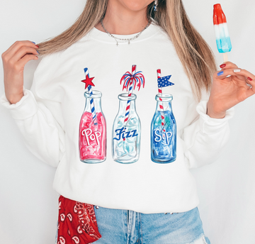 Pop Fizz Sip - Full Color Vibrant Ready-to-Press DTF Transfer