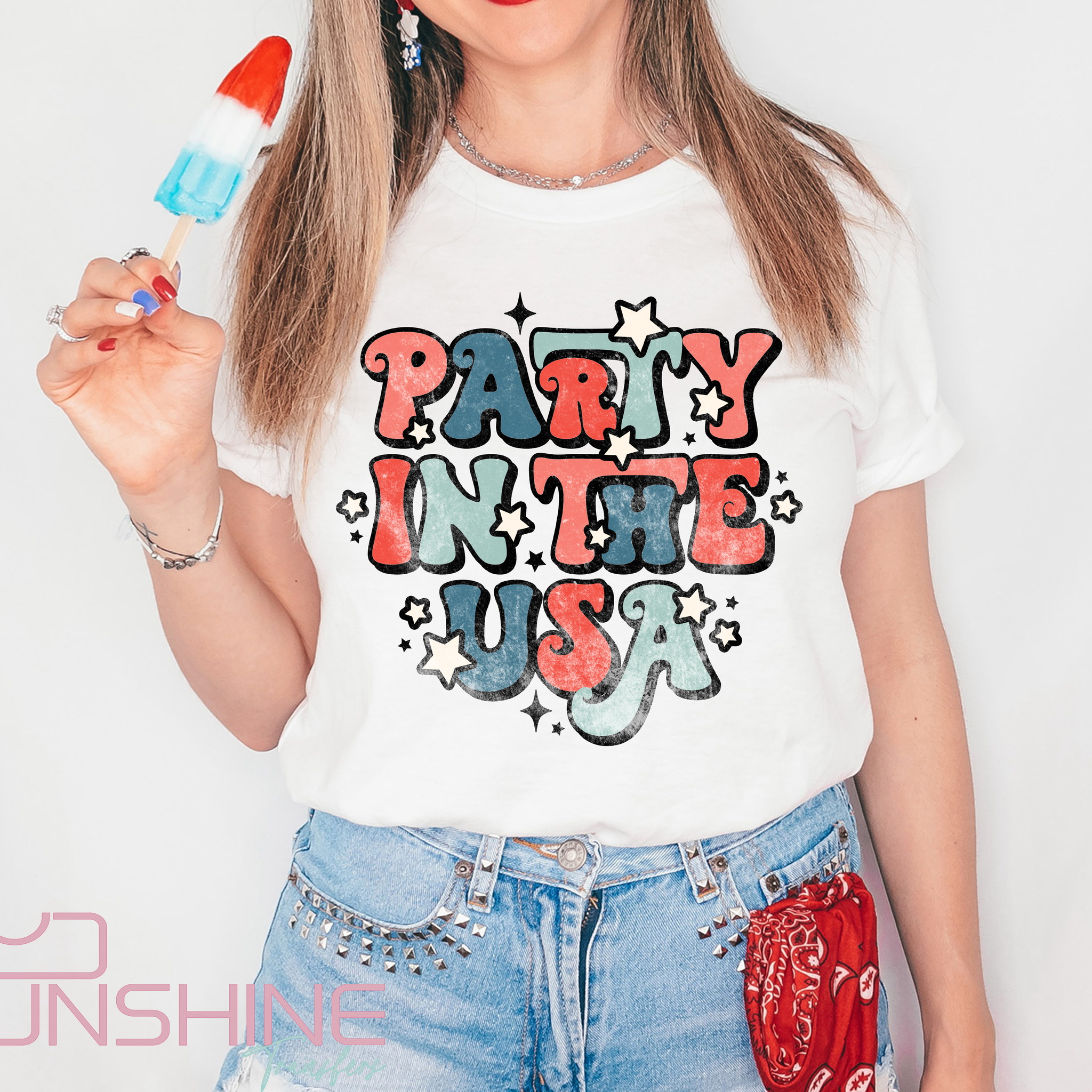 Retro Party In The USA - DTF Transfer