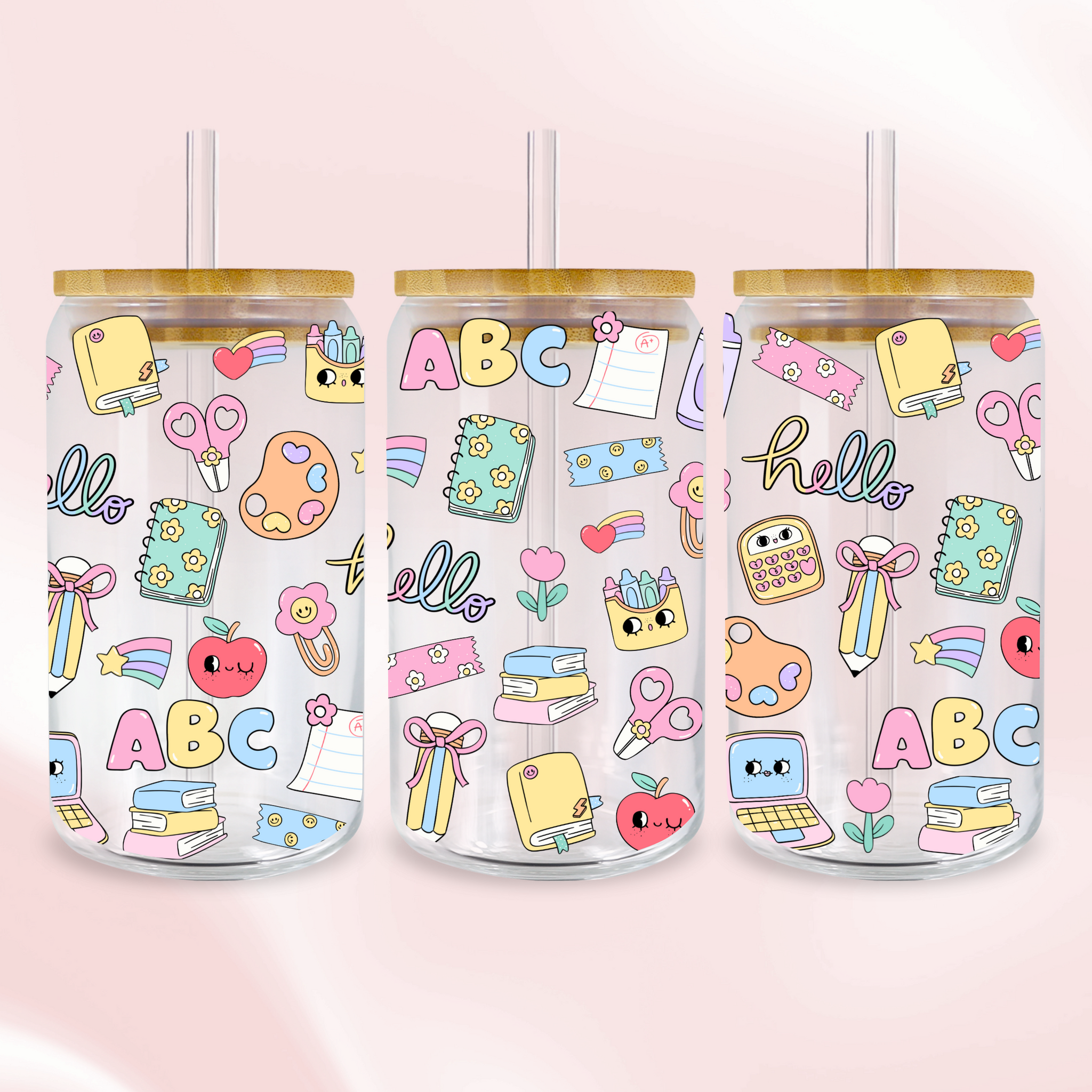 School Day Sparkle Wrap - UV DTF Sticker