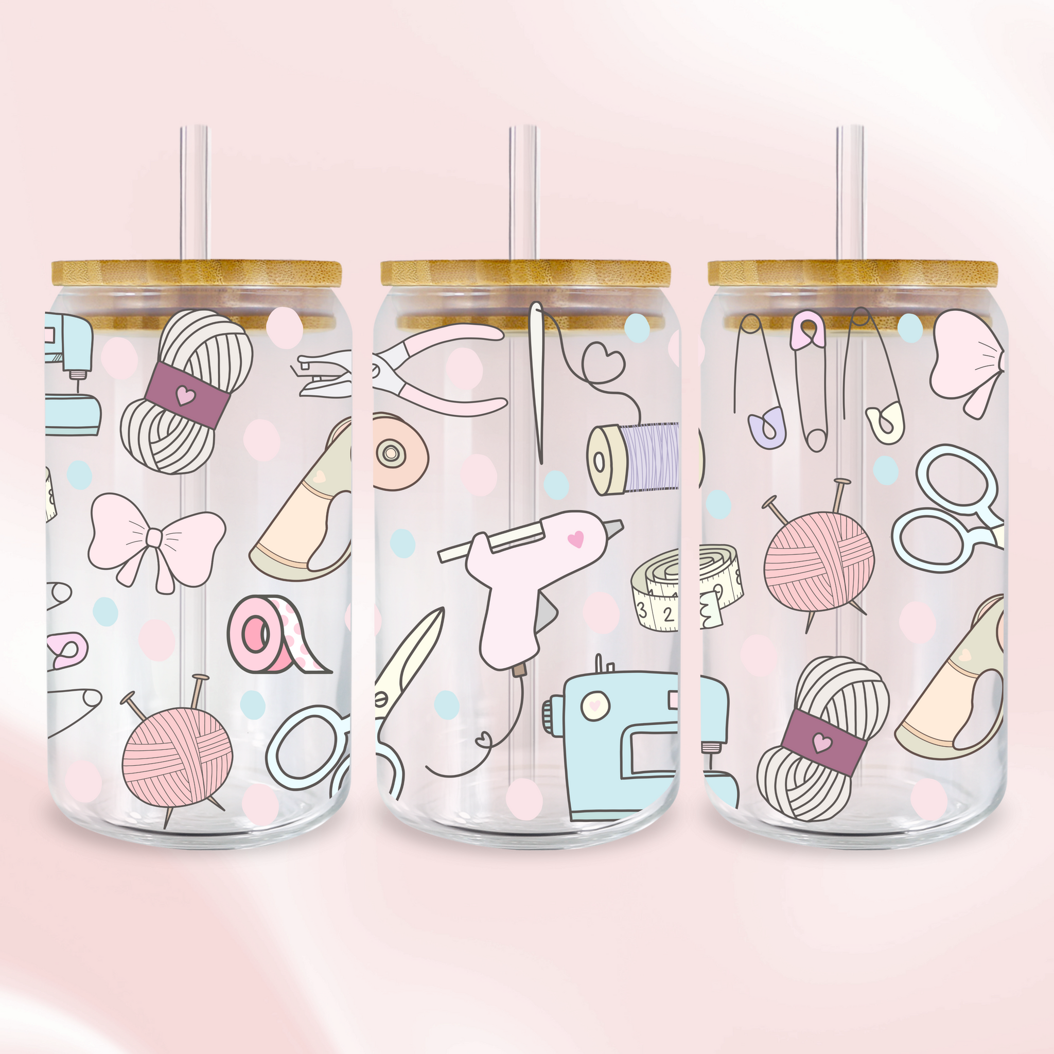 Sew Cute Wrap - UV DTF Sticker