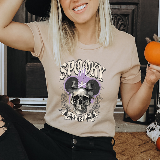 Spooky Girl Mouse Skull - DTF Transfer