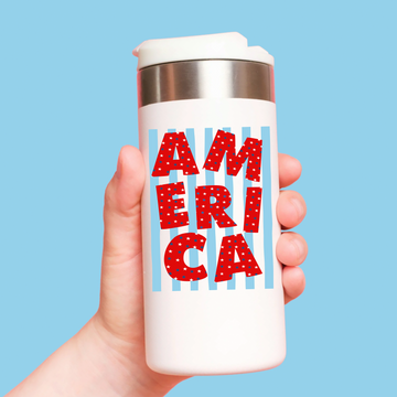 Stars and Stripes - Peel & stick-ready-to-use UV sticker