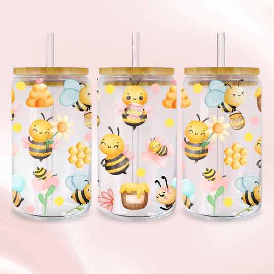 Sweet Honeybee Wrap - UV DTF Sticker