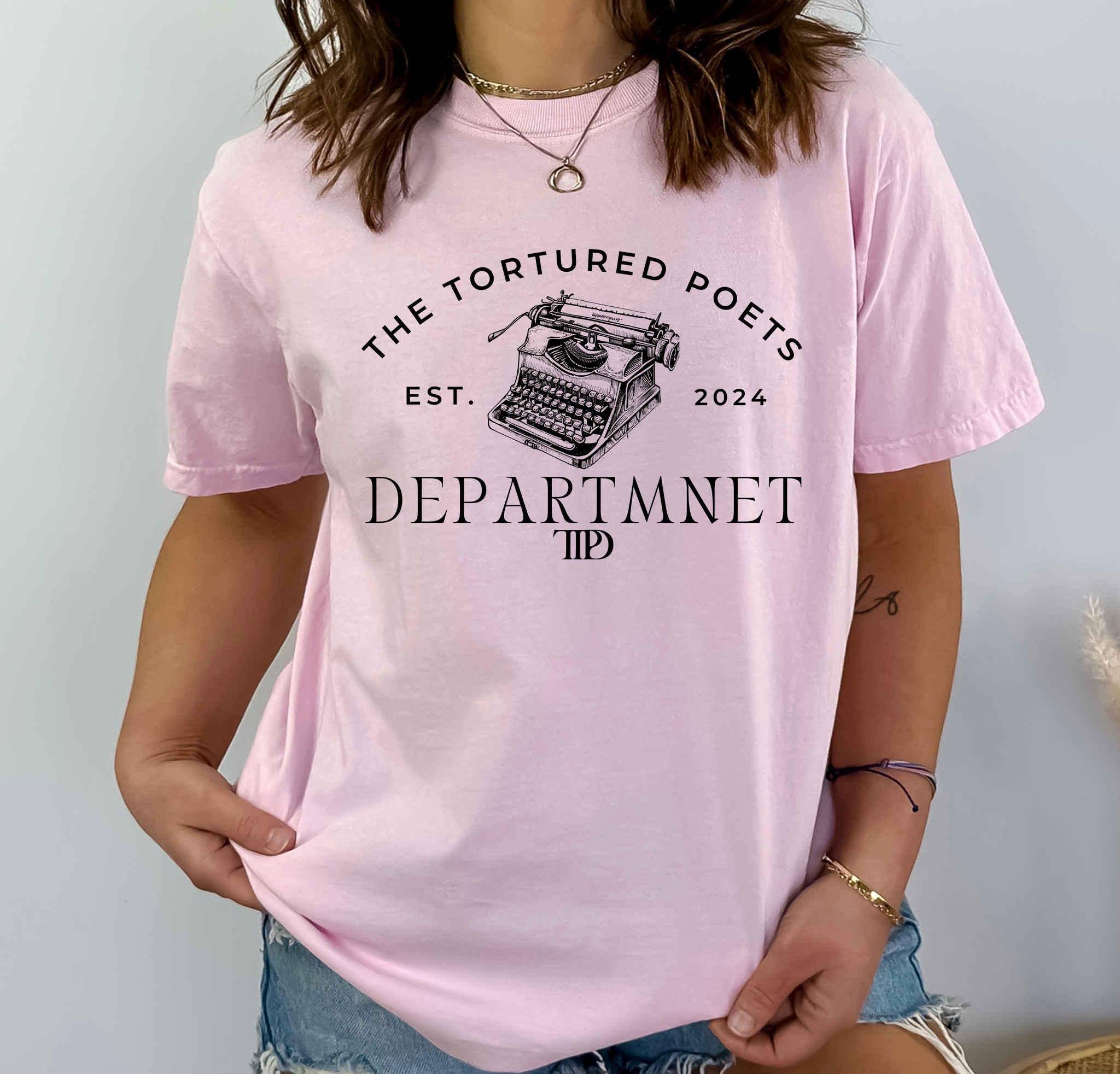 TTPD Black Typewriter - DTF Transfer