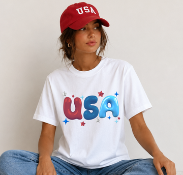 USA Bubble Blast - Full Color Vibrant Ready-to-Press DTF Transfer