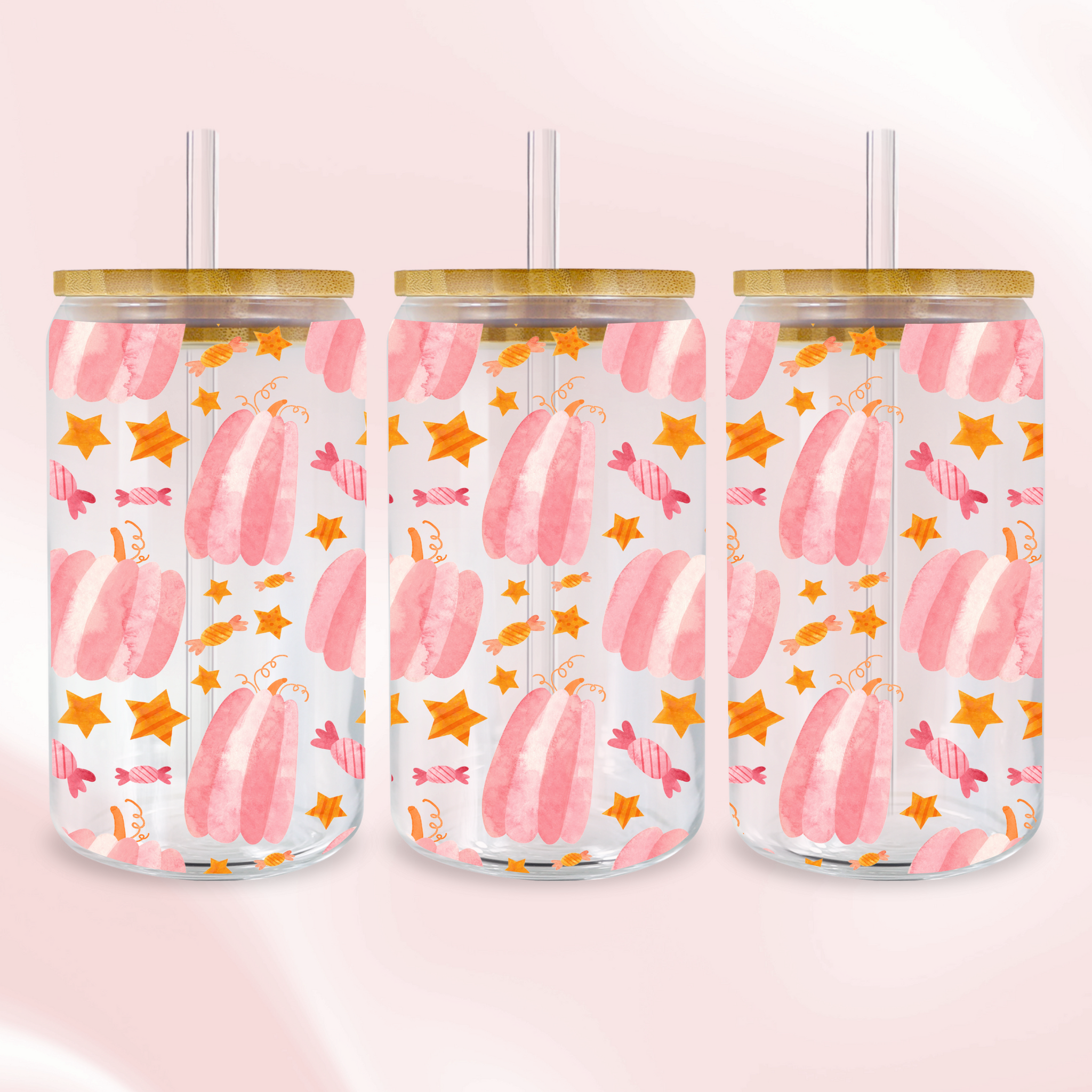 Pumpkins & Candy Wrap - UV DTF Sticker