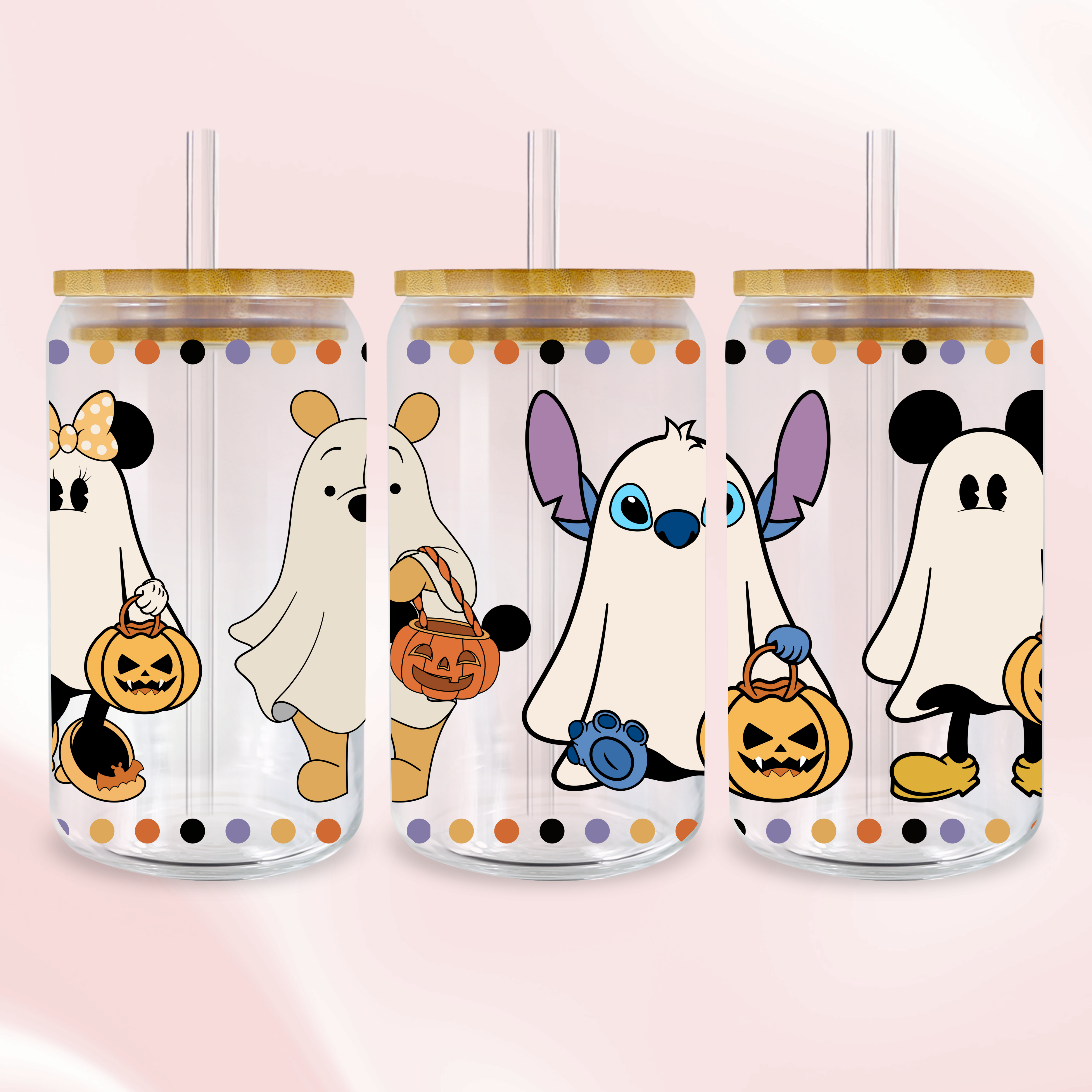 Magical Ghosts Wrap - Full Color UV DTF Wrap Easy Apply Permanent Tran