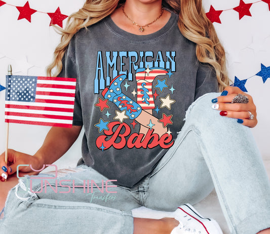 America Cowboy Babe - DTF Transfer