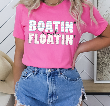 Boatin' and Floatin' - Full Color Vibrant Ready-to-Press DTF Transfer