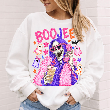 boo-Jee - halloween Full Color Vibrant Ready to Press DTF Transfer