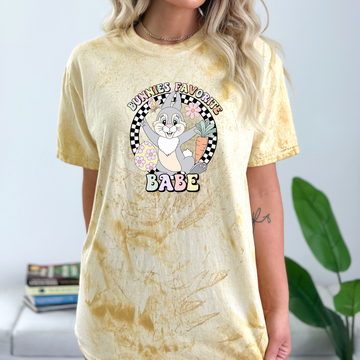 Bunnies Favorite Babe Checkered - DTF Transfer