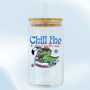chill the 4th out - Peel & stick-ready-to-use UV sticker