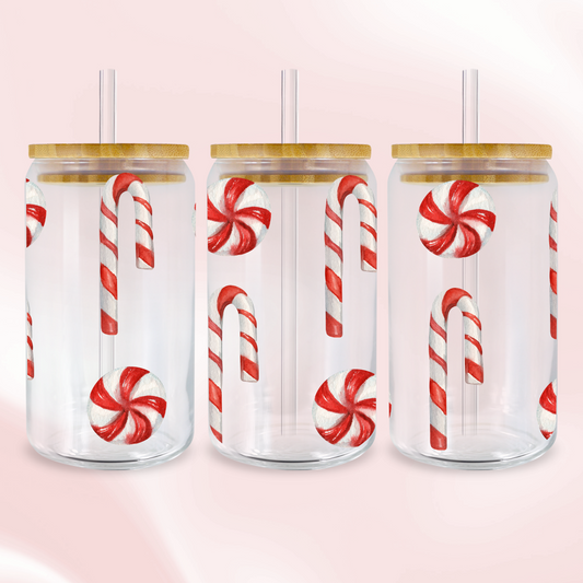 Peppermint Wrap - UV DTF Sticker