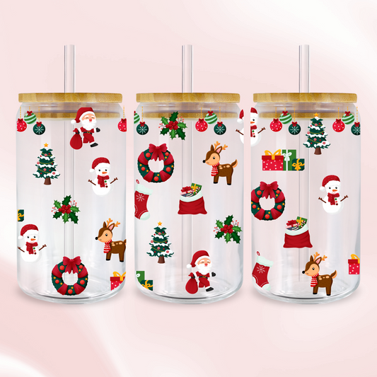 Holly Jolly Wrap - UV DTF Sticker