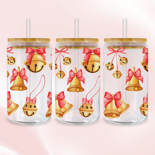 Christmas Bells Wrap - UV DTF Sticker