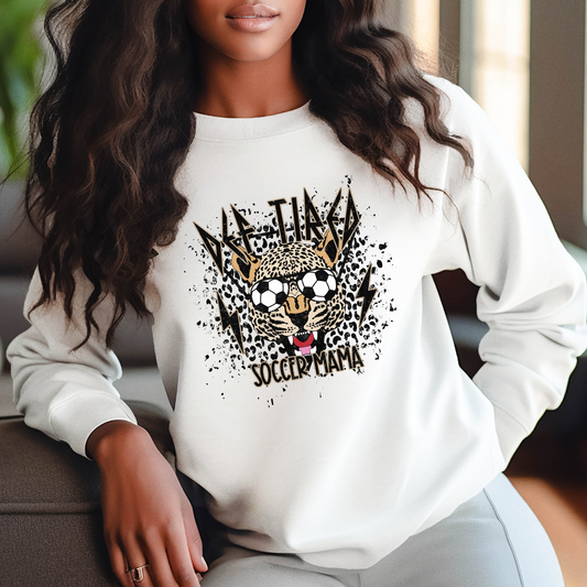 Def Tired Soccer Mama Distressed - DTF Transfer