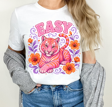 Easy Tiger - Full Color Vibrant Ready-to-Press DTF Transfer