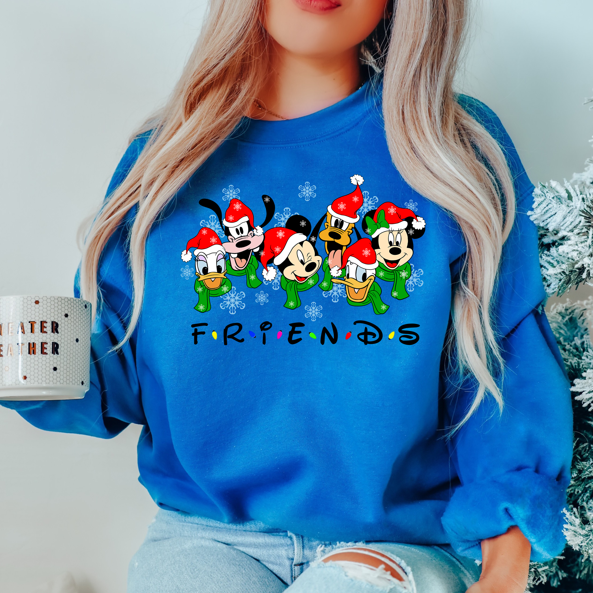 Friends Mickey Christmas - DTF Transfer