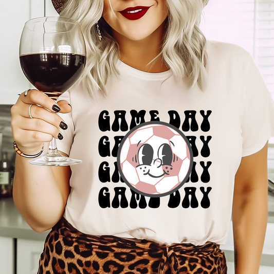 Game Day Pink Soccer - DTF Transfer
