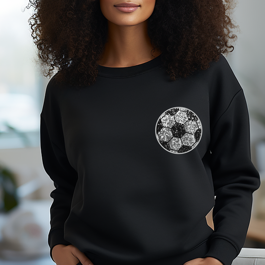 Glitter Soccer Ball - DTF Transfer