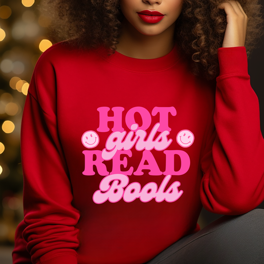 Hot Girls Read Smut Pink - DTF Transfer